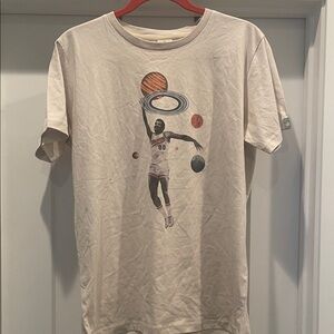 Typographia Graphic T-Shirt with Basketball Design